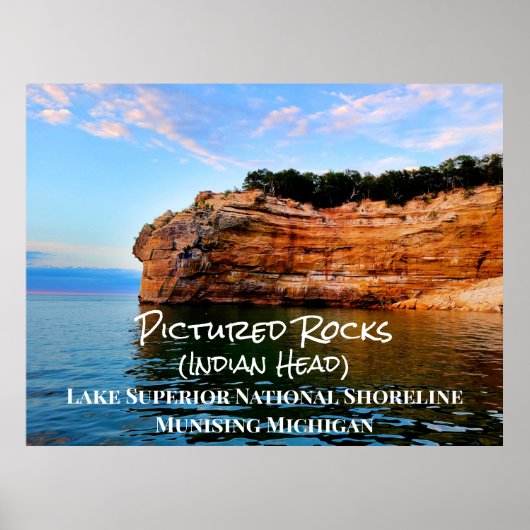 Pictures Rocks Lake Superior National Shoreline Poster (Vorne)