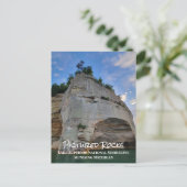 Pictures Rocks Lake Superior National Shoreline Postkarte (Stehend Vorderseite)