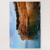 Pictures Rocks Lake Superior National Shoreline Puzzle (Vertikal)