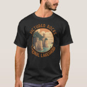 Pictures Rocks National Lakeshore Not Retro T-Shirt (Vorderseite)