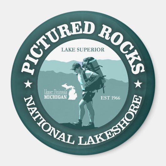 Pictures Rocks NP Magnet (Vorne)