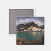 Picturesque Amalfi Coast, Italy Seaside Town Magnet (Vorderseite/Rückseite)
