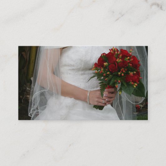 Picturesque Bride Visitenkarte (Vorderseite)