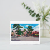 Picturesque Business District, Carmel Postkarte (Stehend Vorderseite)