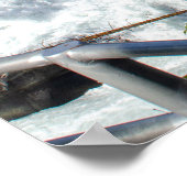 Picturesque Canadian River, Fraser River Poster (Ecke)