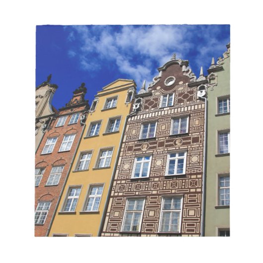 Picturesque Gdansk, Polen Notizblock (Vorderseite)