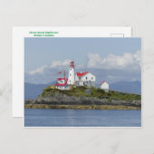 Picturesque Green Island Lighthouse Postcard Postkarte (Vorne/Hinten)