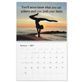 PICTURESQUE GYMNASTICS QUOTE CALENDAR KALENDER (Feb 2027)
