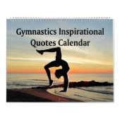 PICTURESQUE GYMNASTICS QUOTE CALENDAR KALENDER (Titelbild)