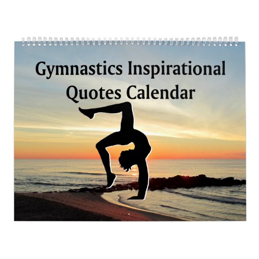 PICTURESQUE GYMNASTICS QUOTE CALENDAR KALENDER (Titelbild)
