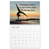 PICTURESQUE GYMNASTICS QUOTE CALENDAR KALENDER (Mär 2027)