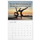 PICTURESQUE GYMNASTICS QUOTE CALENDAR KALENDER (Jan 2027)