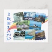 PICTURESQUE IRLAND Acht Landschaftliche Bilder & R Postkarte (Vorderseite)