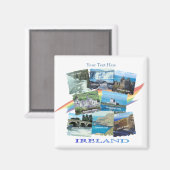 PICTURESQUE IRLAND COLLAGE - Acht Landschaftliche Magnet (Vorderseite/Rückseite)