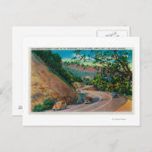 Picturesque Los Gatos Highway in der Nähe von Sant Postkarte (Vorne/Hinten)