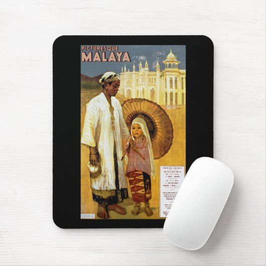 Picturesque Malaya Mousepad (Mit Mouse)