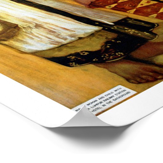 Picturesque Malaya Poster (Ecke)