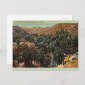 Picturesque Palm Springs Canyon, Kalifornien Postkarte (Vorne/Hinten)