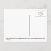 Picturesque Rhododendron Postkarte (Rückseite)