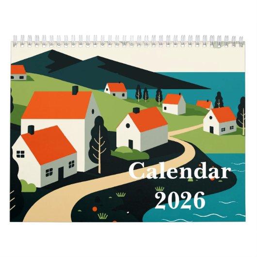 Picturesque rural landscape kalender (Titelbild)