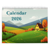 Picturesque rural landscape kalender (Titelbild)