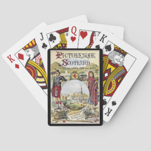 Picturesque Scotland Book Cover Spielkarten