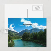Picturesque St. Johann River, Österreich Postcard Postkarte (Vorne/Hinten)