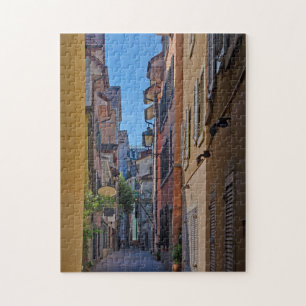 Picturesque Swiss Street Scene Jigsaw Puzzle