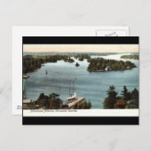 Picturesque Thousand Islands NY 1907 Vintag Postkarte (Vorne/Hinten)