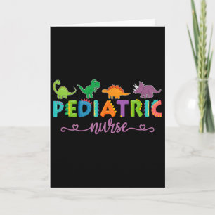 Picu Kinderkrankenschwester Dinosaurier Peds Krank Karte