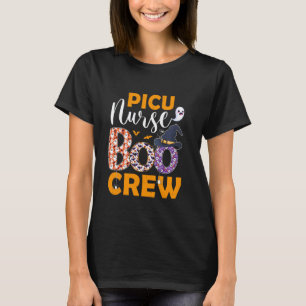 PICU Krankenschwester Boo Crew Spuk Geist Hallowee T-Shirt