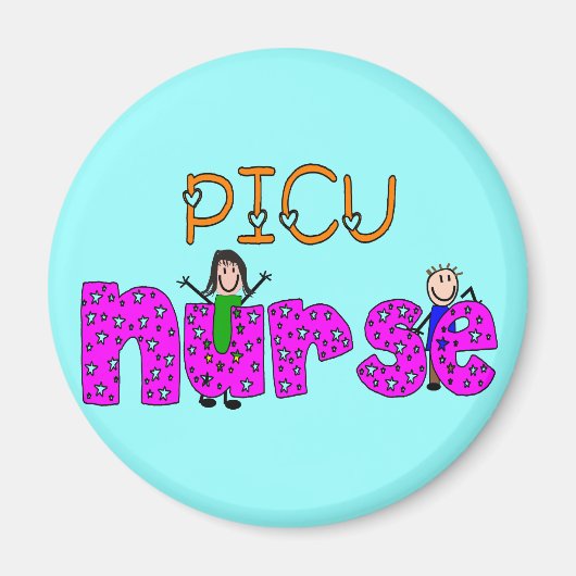 PICU Nurse Geschenke Magnet (Vorne)