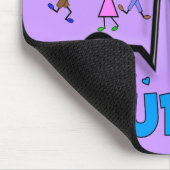 PICU Nurse Geschenke QRS Segment und Kids Design Mousepad (Ecke)