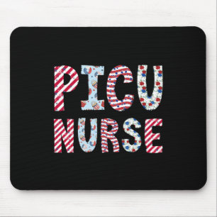 Picu Nurse Independence Day am 4. Juli American F Mousepad