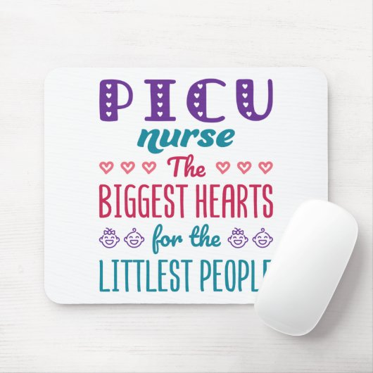 PICU versorgt die Kleinsten mit den größten Herzen Mousepad (Mit Mouse)