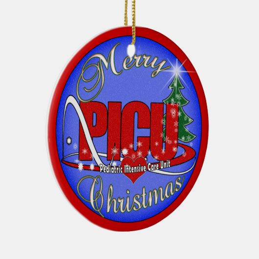 PICU WEIHNACHTSverzierungs-PÄDIATRISCHE Keramik Ornament (Rechts)