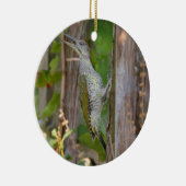Picus Viridis - Grünspecht Keramikornament (Rechts)