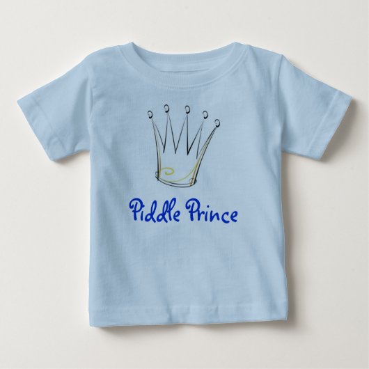 Piddle Prince Crown 3, Piddle Prince Baby T-shirt (Vorderseite)