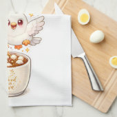 pidgy's coffee glitter v1  geschirrtuch (Viertel Falte)