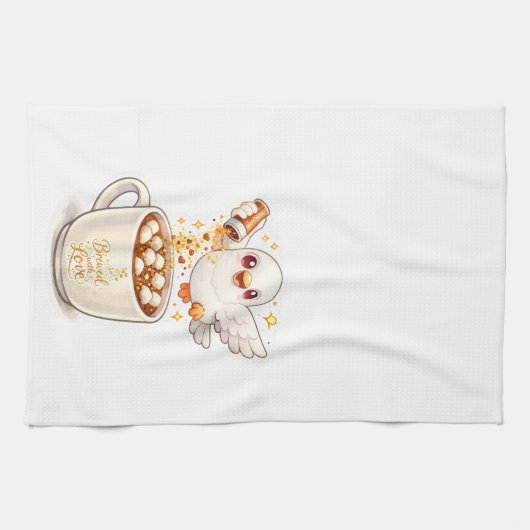 pidgy's coffee glitter v1  geschirrtuch (Horizontal)