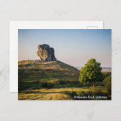 Pidkamin Rock, Ukraine Postkarte (Vorne/Hinten)