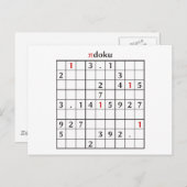 Pidoku Postkarte (Vorne/Hinten)