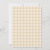 Pie Baby Dusche Name, dass Baby Tune Game Cards Einladung (Rückseite)