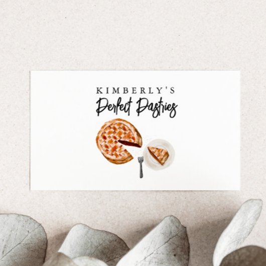 Pie Bakery Business Card Visitenkarte