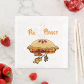 Pie bitte | Apfelkuchen Serviette (Beispiel)