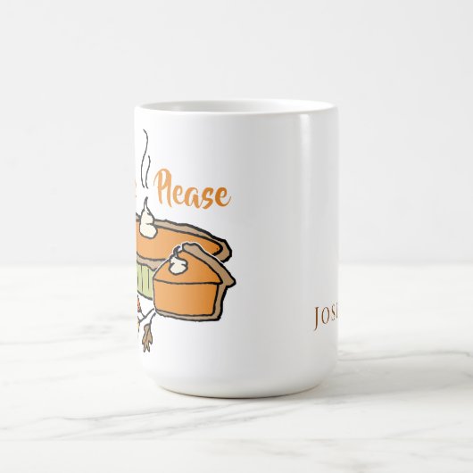 Pie Bitte Erntedank Themed Tasse Pumpkin Pie (Mittel)