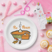 Pie bitte | Pumpkin Pie | Erntedank Holiday Pappteller (Party)