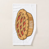 Pie-Cartoon-Abbildung Badhandtuch Set (Handtuch)