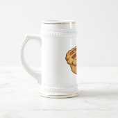 Pie-Cartoon-Abbildung Bierglas (Links)