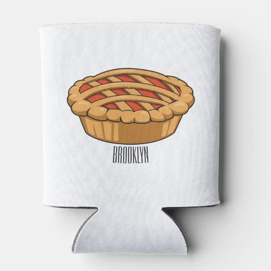 Pie-Cartoon-Abbildung Dosenkühler (Rückseite)